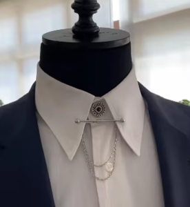 Pinza de Corbata Dorada <span class=keywords><strong>para</strong></span> Hombre, Accesorios de Corbata, Accesorio de Boda <span class=keywords><strong>para</strong></span> Hombre, Regalos <span class=keywords><strong>para</strong></span> Esposo, <span class=keywords><strong>para</strong></span> Novio - Product Image 4
