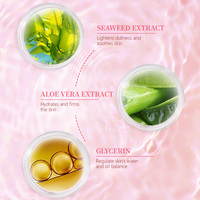 Vente en gros Mascarilla De Labios Pink Lipmask Private Label Bio Hydratant Repulpant Collagène Lèvres Masque de sommeil