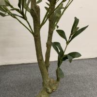 Grand Arbre d'Olivier Artificiel Géant en Plastique Unique 210cm - Plante Artificielle Écologique Premium pour Décoration de Mariage, Salon et Bureau