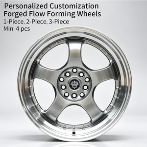Ruedas Flowtone, Ruedas de Aleación para Automóvil Fabricadas con Tecnología Flow Formed, 17 Pulgadas, <span class=keywords><strong>4</strong></span> Birlos, 5 Orificios, 5x100, 5x114.3 PCD, Llanta de Repuesto en Venta - Product Image 2