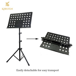 Pupitre <span class=keywords><strong>de</strong></span> <span class=keywords><strong>musique</strong></span> professionnel détachable, robuste, réglable et pliable, vente en gros pour les détaillants <span class=keywords><strong>de</strong></span> <span class=keywords><strong>musique</strong></span> et le commerce électronique - Product Image 1