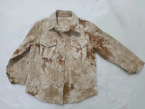 Nouvelle chemise en flanelle verte Western pour enfants, garçons et filles - Product Image 4