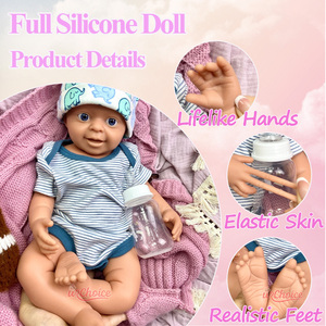 Poupée Bébé Reborn en Silicone Non Peinte à Faire Soi-Même, Garçon, Figurine Réaliste, Décoration d'Intérieur, Compagnon Émotionnel, Ornement - Product Image 2