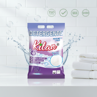 Lessive en poudre extra-concentrée 5KG, formule citron, haute mousse, pour lavage à la main et en machine, vêtements, promotion Afrique