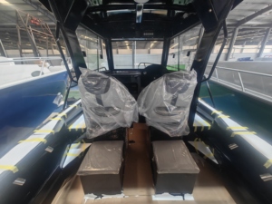 Barco de Pesca de <span class=keywords><strong>6</strong></span>.25 <span class=keywords><strong>Metros</strong></span> con Cabina Central Abierta, Embarcación de Aluminio de 21 Pies, Yate de Recreo Marítimo con Pasarela - Product Image 4