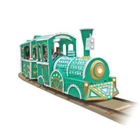 Couleurs personnalisées Scenic Area Sightseeing Rail Train Équipement d'amusement pour enfants Train électrique extérieur