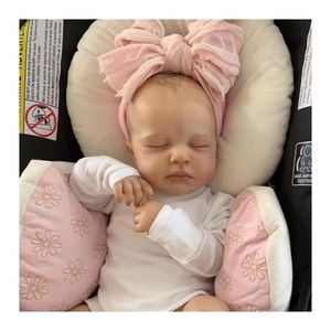 50cm comme un vrai sommeil vivant Reborn bébé <span class=keywords><strong>LouLou</strong></span> avec peau de peinture 3D veines visibles 20 pouces nouveau-né poupée jouet Bebe Silicone - Product Image 1