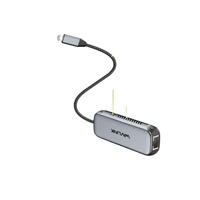 WAVLINK 5Gbps USB C Adaptateur Ethernet sans fil 95W Port de charge sans pilote Compatible Windows 10/11 Mac OS 11 Linux pour ordinateurs portables