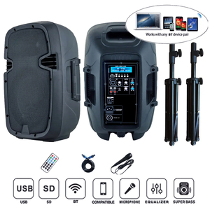 Hệ thống loa PA 800W 2 đường tiếng, 2 loa 8 inch, âm thanh chuyên nghiệp, Bluetooth TWS, loa party, hoạt động cả thụ động và chủ động, kèm 2 chân đế - Product Image 4