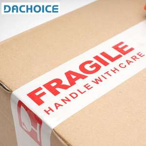 Pistolet à ruban adhésif 6 rouleaux Ruban adhésif brun résistant Fragile Transparent BOPP Simple Sensible à la pression Imperméable Ruban adhésif résistant pour l'emballage - Product Image 5