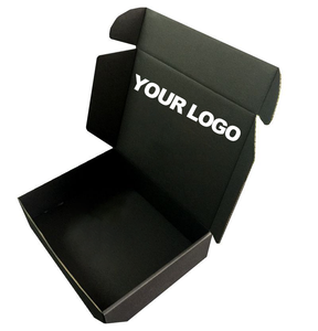 Custom Logo Corrugated Large Matte Black Mailer Boxes Package Black Shipping <b>Mailing</b> <b>Box</b> With Your Logo Your Design - Product Image 3