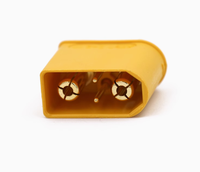 Connecteur de batterie au lithium d'origine Amass XT90(2 + 2)PB mâle à double broche de signal connecteur de modèle d'aviation prise XT90(2 + 2)PB