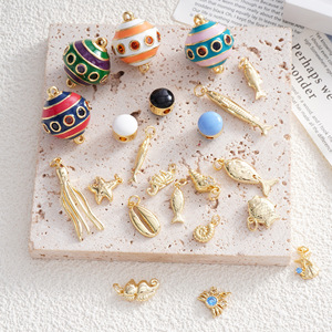 Copper Alloy Animal Charms Enamel Pendant DIY Jewelry Accessories Unisex Fashion Pendants - Product Image 1