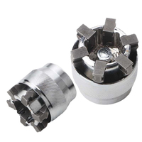 Clé à douille universelle adaptative 10-19 mm, adaptateur de prise universelle réglable, clé à douille hexagonale universelle réglable