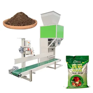 Packaging machine for organic fertilizer 50 kg rabbit manure sheep manure organic fertilizer packing machine