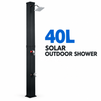 Douche solaire extérieure KANGRUN 40L en PVC+ABS pour piscine, jardin, plage, camping, OEM ODM
