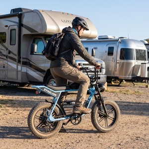 Vélo électrique à 7 vitesses avec pneus de 4 pouces, vélo électrique pour voyages en camping-car et en tout-terrain - Product Image 1