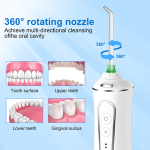 Serbatoio dell'acqua 300ML senza fili denti trasparenti IPX7 grado impermeabile acqua Flosser dispositivo dentale getto irrigatore orale - Product Image 2
