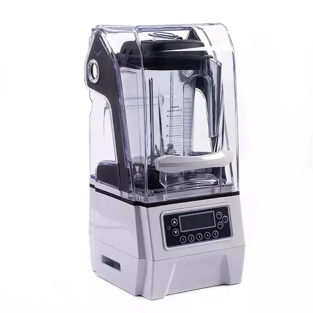 High Quality 1500W 1.5L Heavy Duty Industrial Commercial Blender with Sound Cover for Coffee Shops