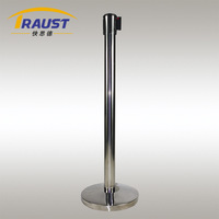Traust Car Show Contrôle de la foule Or Argent Poteau En Acier Rétractable Tapis Rouge Ceinture Signe Queue Stands Barrière Stanchion
