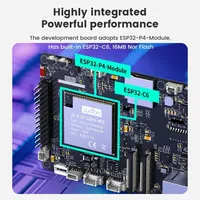 Carte de développement ESP32P4-M3-DEV ESP32P4+ESP32-C6 WiFi 6, carte centrale 32 Mo PSRAM 16 Mo Flash, port Ethernet RJ45 pour Arduino IOT