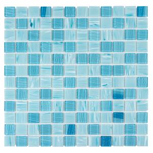 Düşük maliyetli doku kapalı popüler Glitter kristal el boyama yüzme havuzu cam mozaik çini - Product Image 2