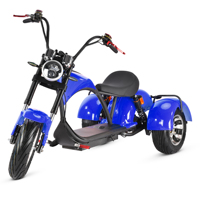 Setang sepeda motor listrik Lithium, sepeda motor Chopper baterai 2000w 60v20ah