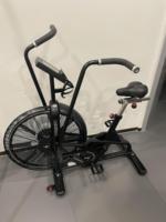Bicicleta de aire comercial ZY, bicicleta estática profesional con ventilador y consola de control por botones, resistencia al viento, equipo de cardio para gimnasio