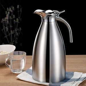 Fournitures pour restaurants et hôtels, cafetière arabe Dallah en acier inoxydable, pot à eau chaude, distributeur d'eau sous vide, <span class=keywords><strong>buffet</strong></span> - Product Image 6