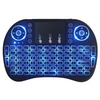 Clavier portable sans fil Bluetooth 2,4 GHz I8 Mini, clavier tactile ultra-fin à une main pour ordinateur portable Windows
