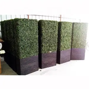 Plastic Hotels Shrubs Outdoor artificial hedge plant wall