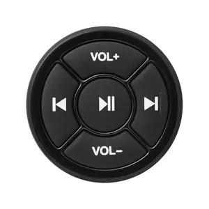 Wireless Media Bluetooth Button Remote Controller Car Motorcycle Bike Steering Wheel MP3 Music Play For IOS Android Phone Tablet