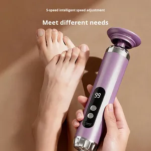 Lime électrique sans fil pour les pieds, lime automatique rechargeable pour les pieds, outil de pédicure, lime pour les callosités des pieds - Product Image 5