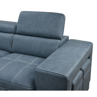 Canapé d'angle convertible en tissu, design européen, deux places, avec rangement, écologique, pour appartement et hôtel - Leader des grossistes