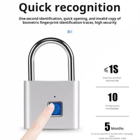 Cadenas intelligent à empreintes digitales, étanche IP65, antivol, certifié CE FCC RoHS, cadenas intelligent à empreintes digitales