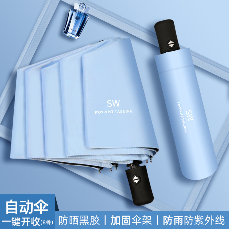 Parapluie automatique SW bleu ciel