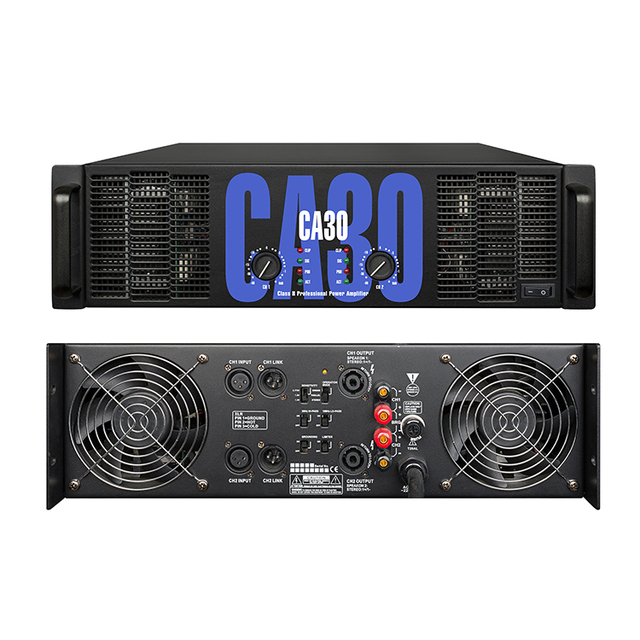 High Quality Professional CA30 3u Class H 2 Channel Power Amplifier 1300W