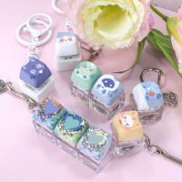 Custom Multiple Shaped Keycaps Keychain Toy Keyboard Shape Keychain Fidget Keychain Mechanical Keyboard Custom Keycaps Design