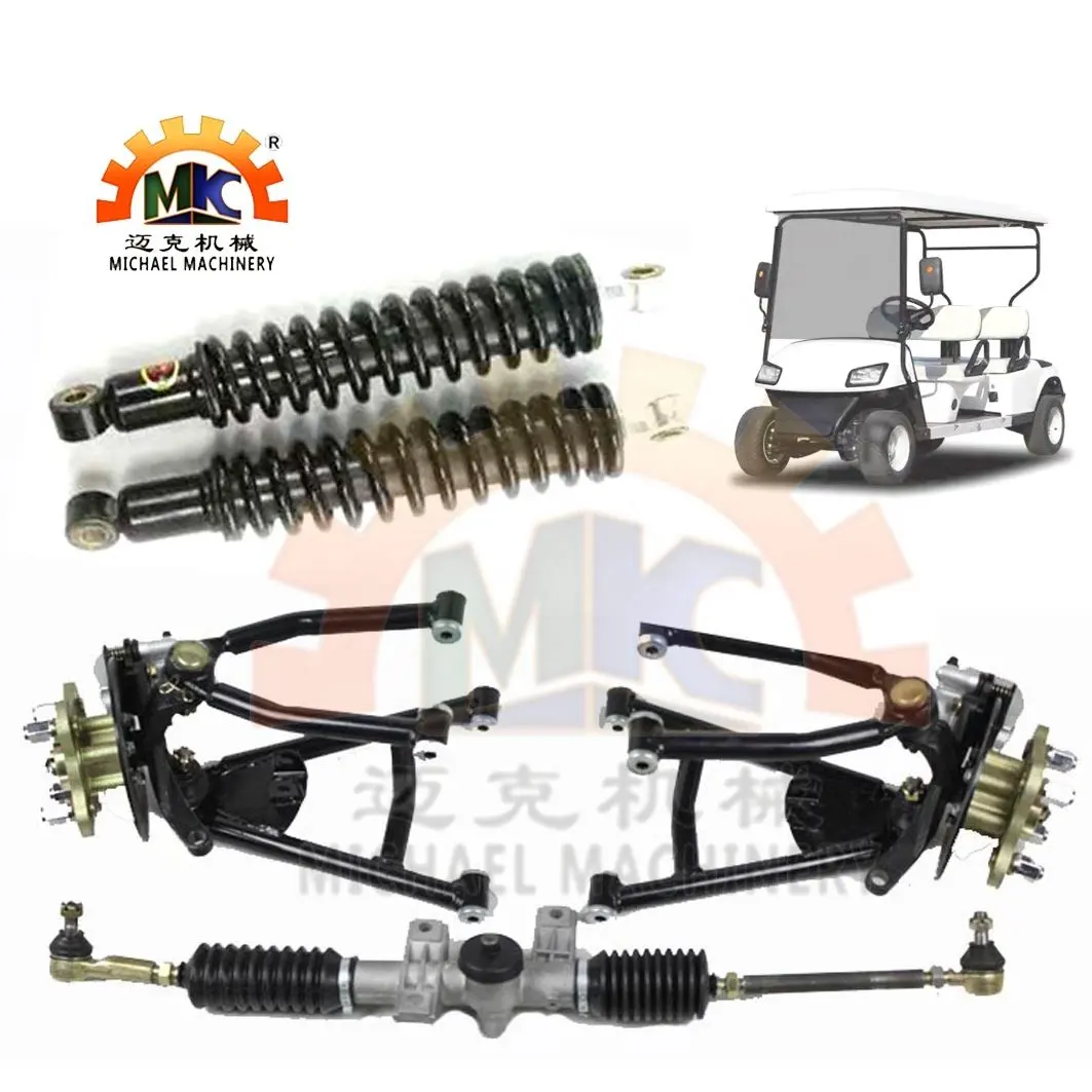 Mini chariot de Golf électrique/Go Kart/ATV/UTV Buggy avant petite roue essieu de direction avec Double bras de natation Suspension indépendante Wishbone