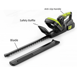 Tondeuse à haies sans fil FYUN JB7001 300W à moteur à balais, lame double action, faible vibration, <span class=keywords><strong>pour</strong></span> usage professionnel en jardin - Product Image 3