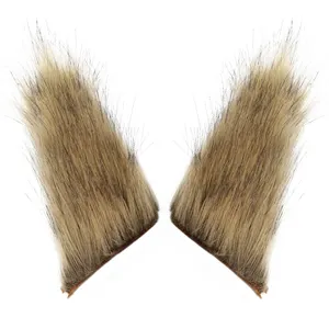 Manufacturer Direct Sales Handmade Fox Wolf Ears Headband Faux Fur Cat Ears Hair Clip Fox Ears