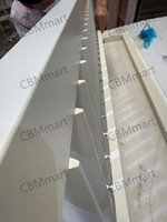 Porte intérieure en bois à persiennes sur mesure CBMmart avec panneau surélevé et âme pleine en placage pour maisons américaines