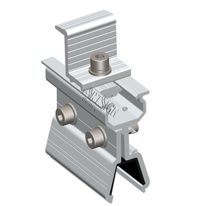 Dấu hiệu nghệ thuật Bảng điều khiển năng lượng mặt trời gắn hệ thống đường sắt ít năng lượng mặt trời Kệ Klip lok năng lượng mặt trời gắn kẹp - Product Image 2