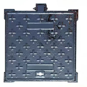 시립 하수도 시스템 맞춤형 연성 철 결절성 GG50 회색 원형 사각형 D400 형 맨홀 커버 - Product Image 4