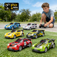 WGNRC 429 Voitures miniatures RC de qualité hobby à l'échelle 1/64, jouets de course RC miniatures de poche, voitures miniatures RC de drift de bureau, jouets de voitures miniatures RC de la taille d'une paume