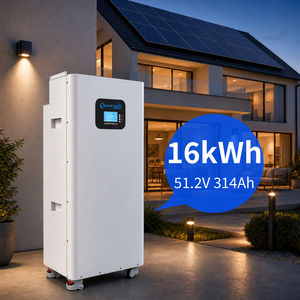 Lifepo4 Battery Pack 51.2v 314ah Lithium Solar Battery 15kwh 16kwh Home <b>Energy</b> <b>Storage</b> <b>System</b> with Bluetooth Bms - Product Image 1