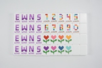 Jeu de tuiles de mahjong de luxe pliables rétro 8 bits à motifs pixelisés, gravées au laser et imprimées UV, tuiles Cœur, Fleur, Joker, coffret cadeau personnalisé pour la famille