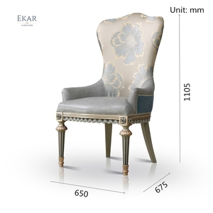 Mobili <span class=keywords><strong>da</strong></span> soggiorno di lusso comoda <span class=keywords><strong>poltrona</strong></span> <span class=keywords><strong>da</strong></span> pranzo in legno classica <span class=keywords><strong>Vintage</strong></span> di design monoposto - Product Image 6