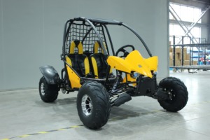 Kart à pédales tout-terrain pour adultes 200cc à transmission par chaîne et frein à disque 200 - Product Image 6