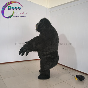 2.5m <span class=keywords><strong>de</strong></span> haut noir gorille ballon gonflable personnalisé long flocage homme pour les performances du zoo - Product Image 4